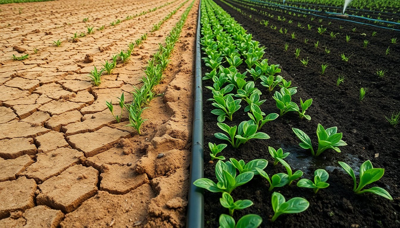 Cómo el riego suplementario protege rindes en un clima variable