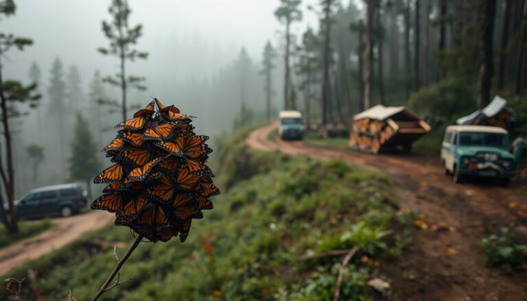 Cómo la economía ilegal de los cárteles pone en riesgo la reserva de la mariposa monarca