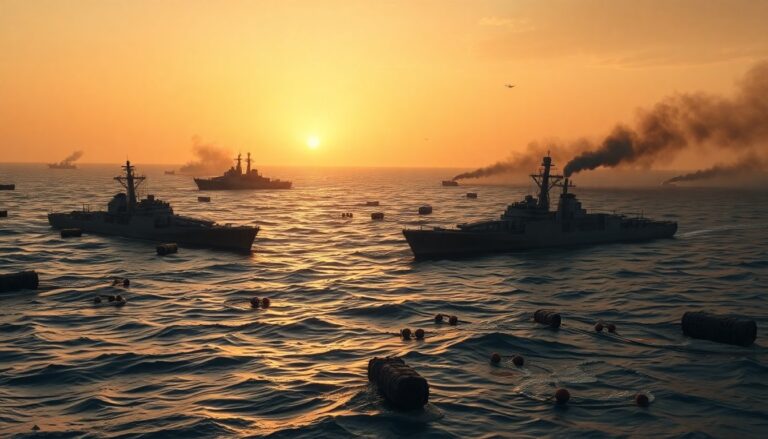 Estados Unidos reporta 3,000 objetivos dañados y hundimiento de 43 embarcaciones