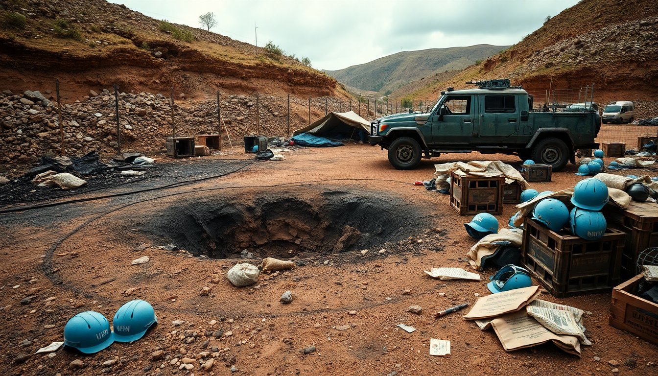Fuego de tanques israelíes impacta base de la ONU en Líbano y deja heridos