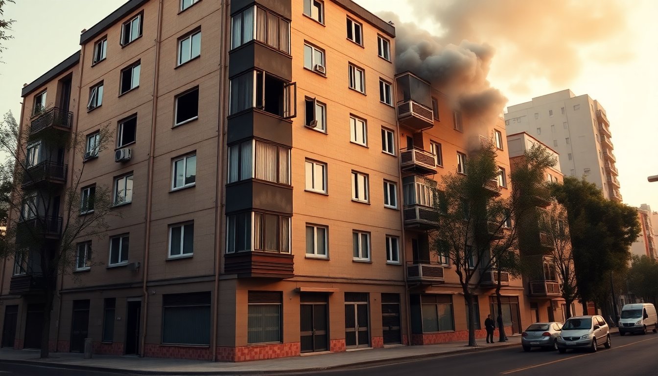Fuego en un edificio de Belgrano: evacuación, rescate en terraza y dos trasladados al Hospital Pirovano