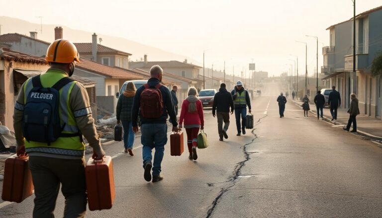 Fuerte sismo en zona costera provoca daños, réplicas inquietantes y evacuaciones masivas