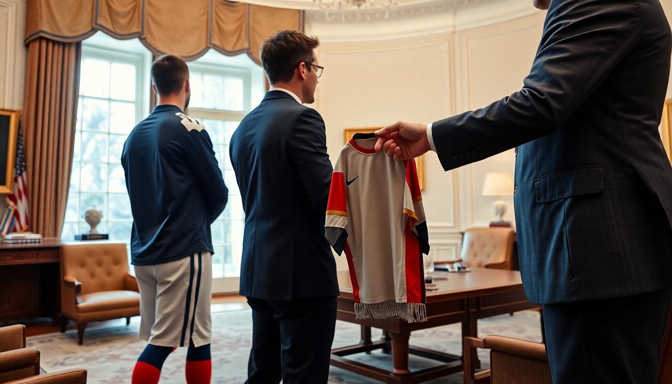 Messi y el Inter Miami son recibidos por el presidente en la Casa Blanca tras su título