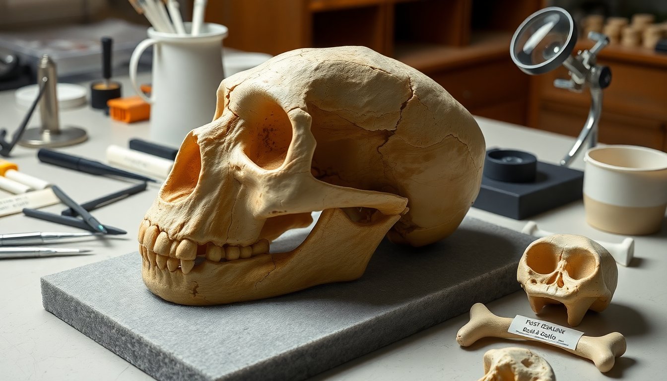 Primera reconstrucción digital en alta resolución del rostro de Little Foot