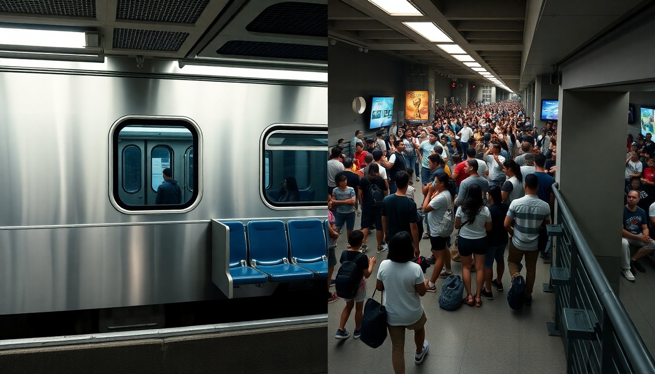 Retrasos y eventos en Metro CDMX junto al arranque del Mundial 2026