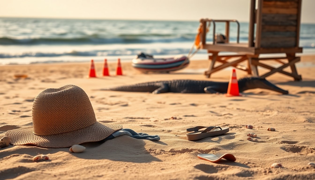 Cocodrilo en playa Bacocho: operativo y recomendaciones tras el avistamiento