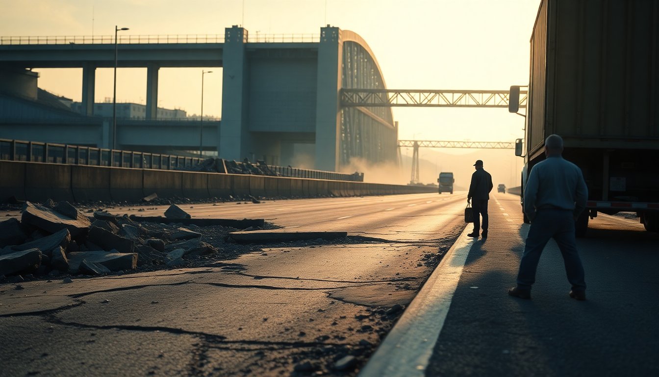 Daños en el puente Río Mayo generan cráteres y restricción en la vía Panamericana