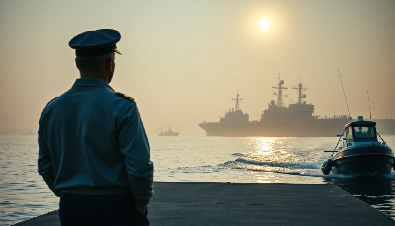 Ejercicios navales conjunto entre la Armada argentina y el USS Nimitz durante Southern Seas 2026