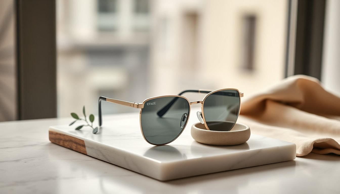 Gafas de sol Gossip Rectangle: estilo rectangular en plateado claro