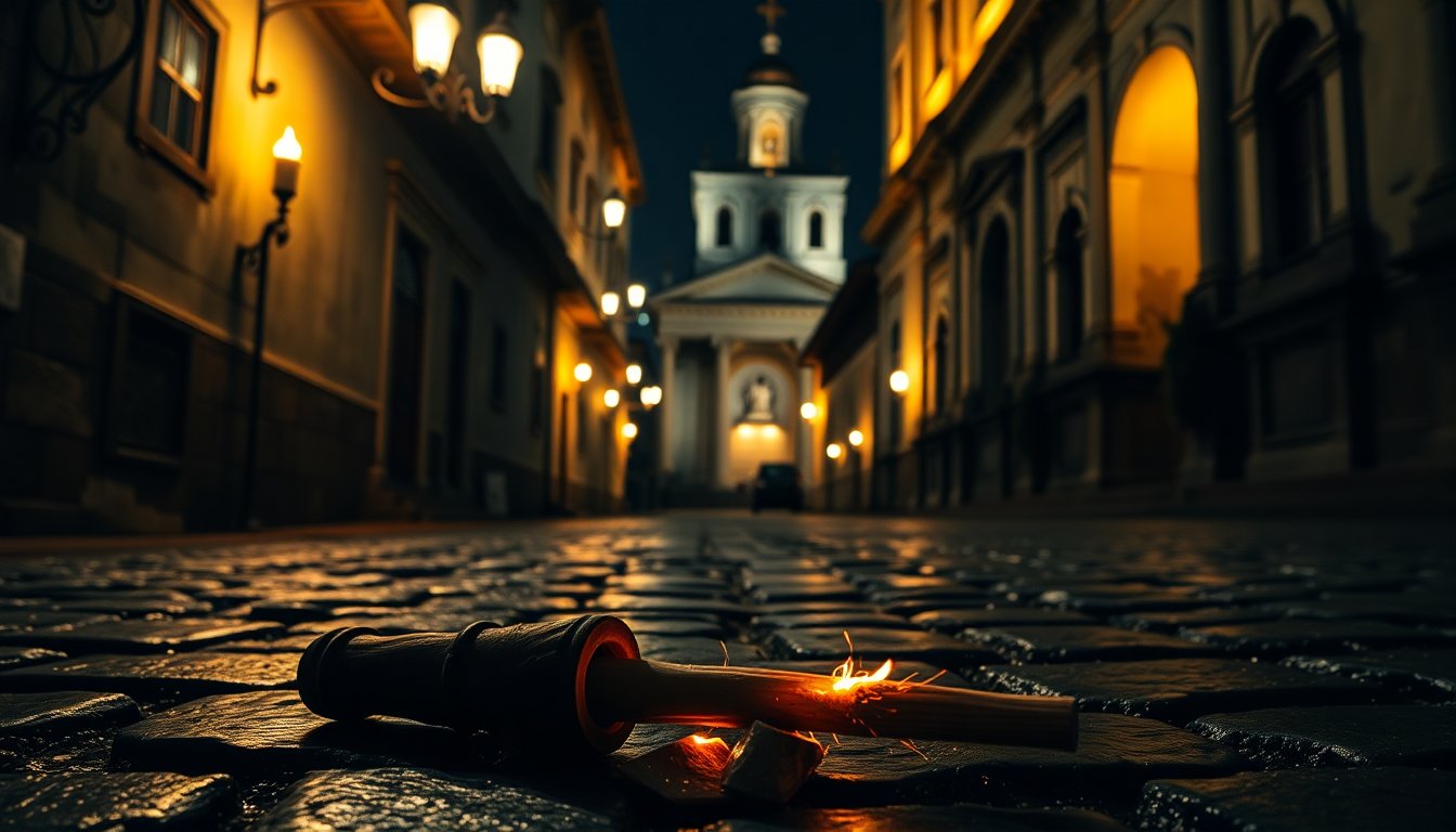La tradición del Fogaréu en Ouro Preto revive la pasión en la noche del jueves (2)