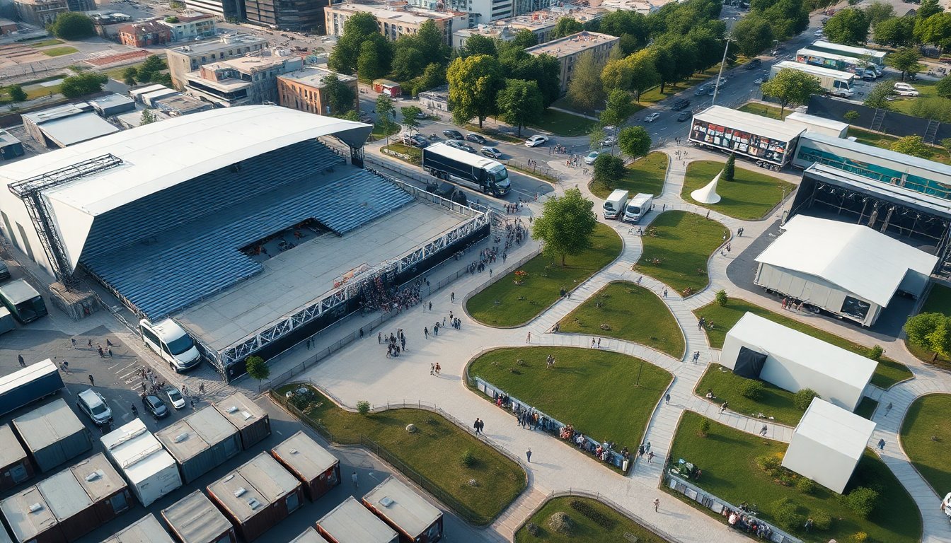 Residencia de Shakira en Madrid: estadio temporal y Macondo Park