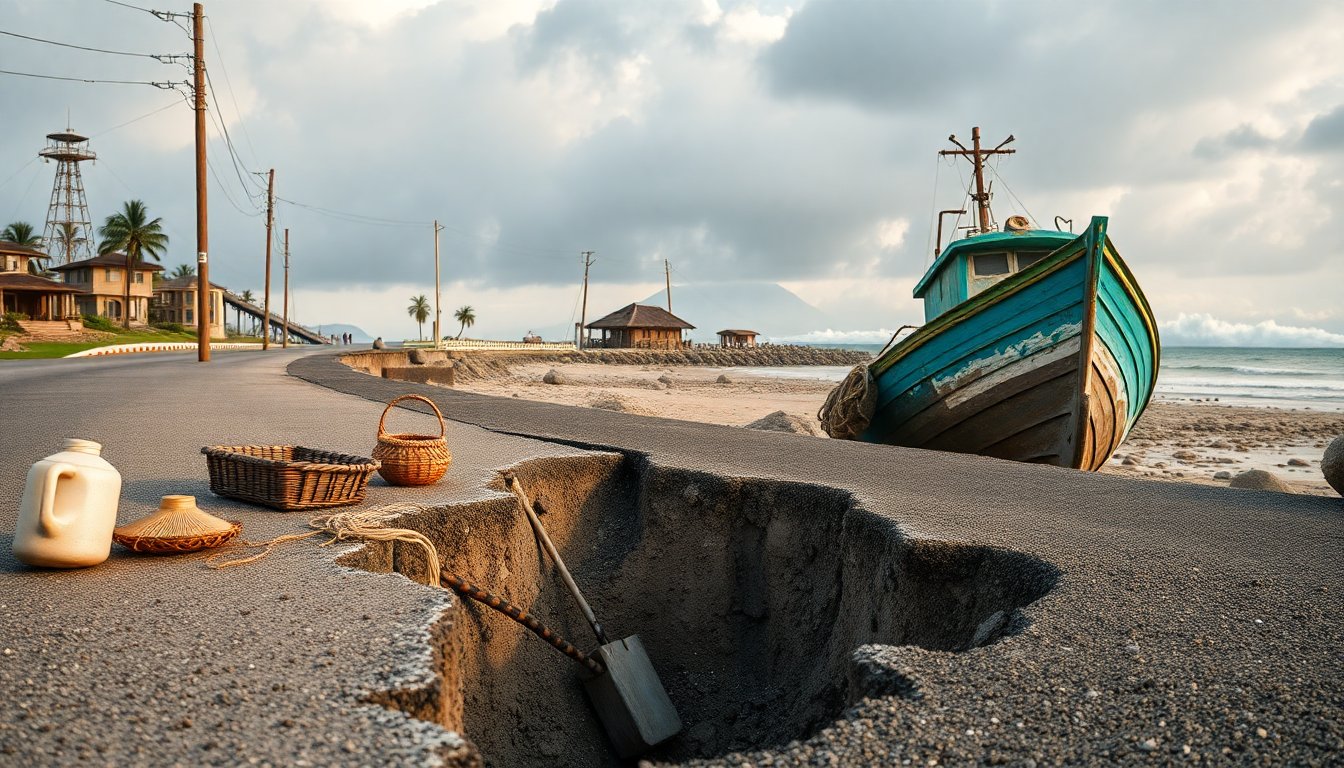 Sismo de gran magnitud en el Mar de Molucas: daños, réplicas y alerta de tsunami