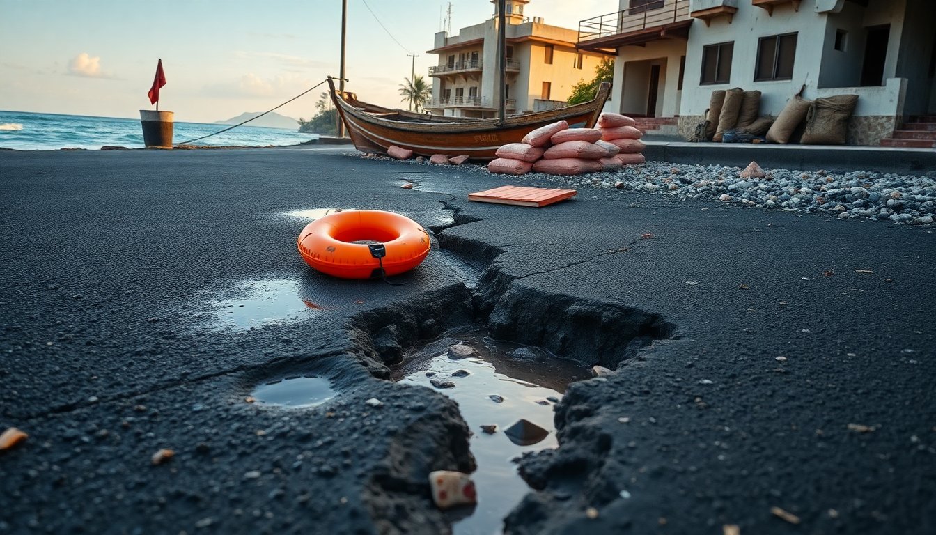 Sismo potente en Indonesia: olas menores y una víctima tras temblor de 7,4