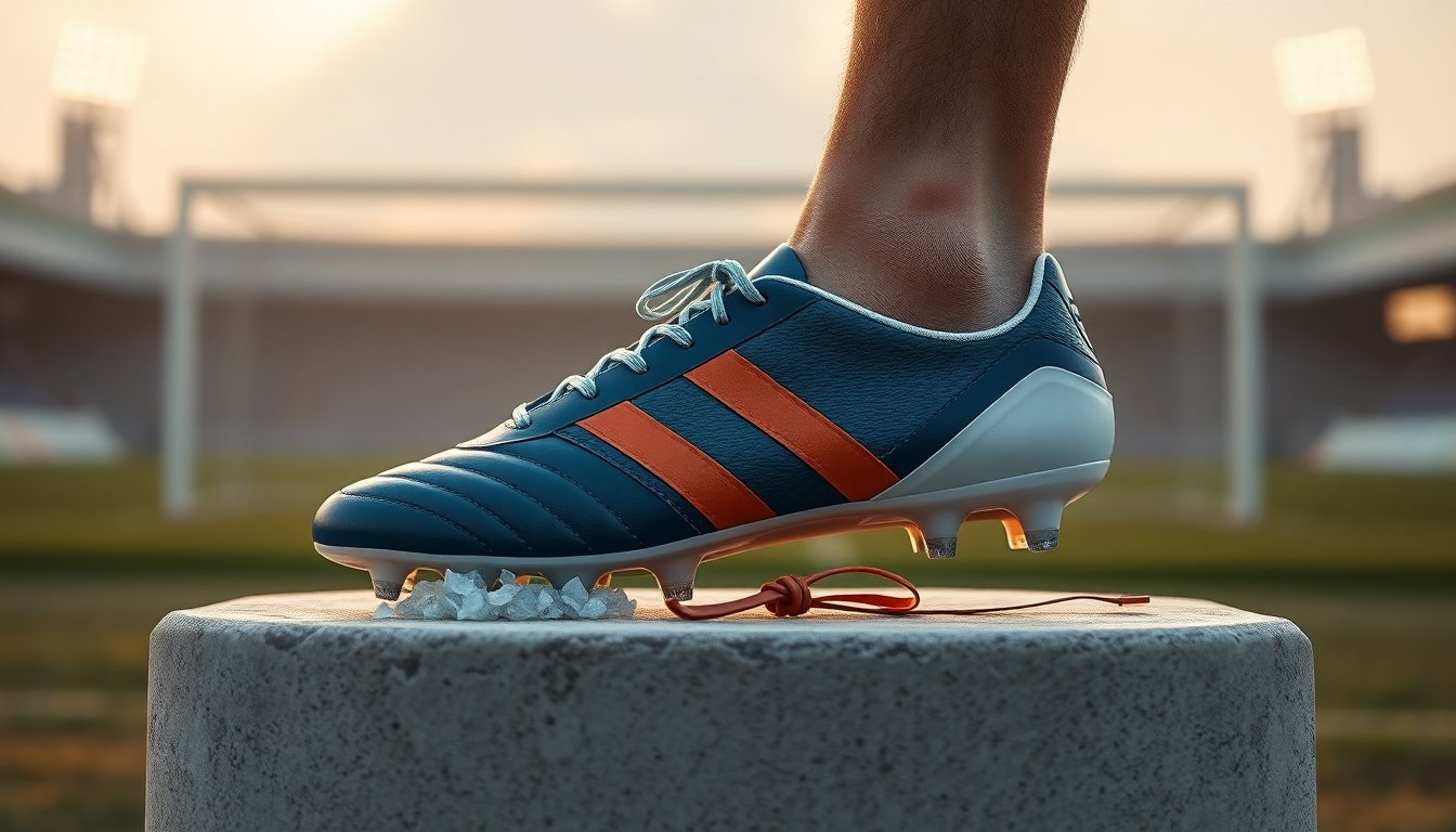 Tacos de fútbol VITORIA II para hombre: diseño moderno con materiales reciclados