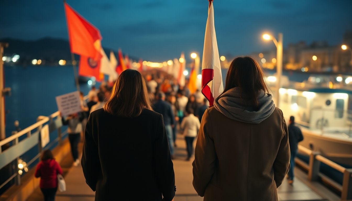 Francia Márquez y Aida Quilcué participan en la movilización que terminó en Puerto Rellena