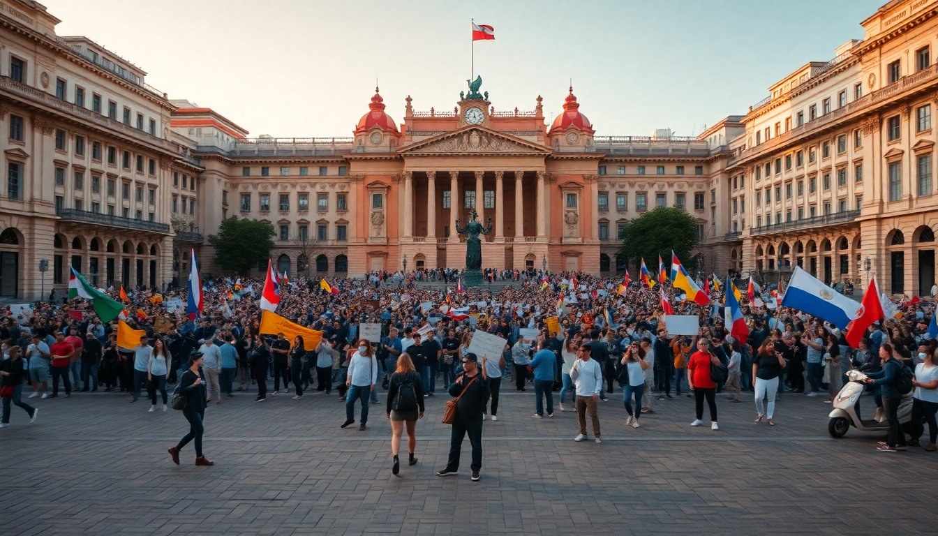 Masiva movilización universitaria reclama la aplicación de la ley de financiamiento