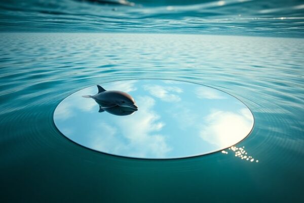 Por qué los delfines reconocen su reflejo y qué nos dice eso