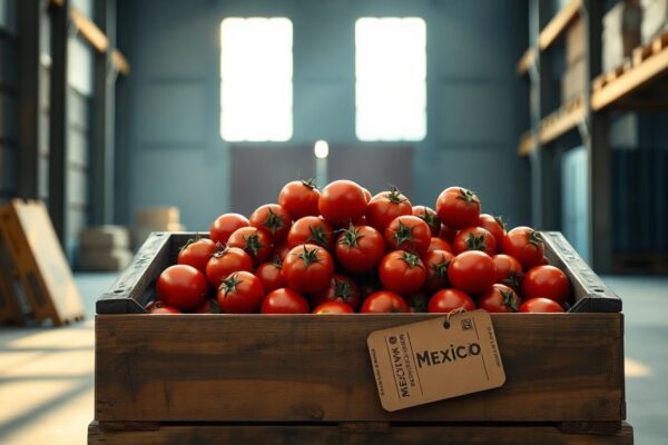 Cómo el arancel del 17.09% está transformando el mercado del tomate mexicano