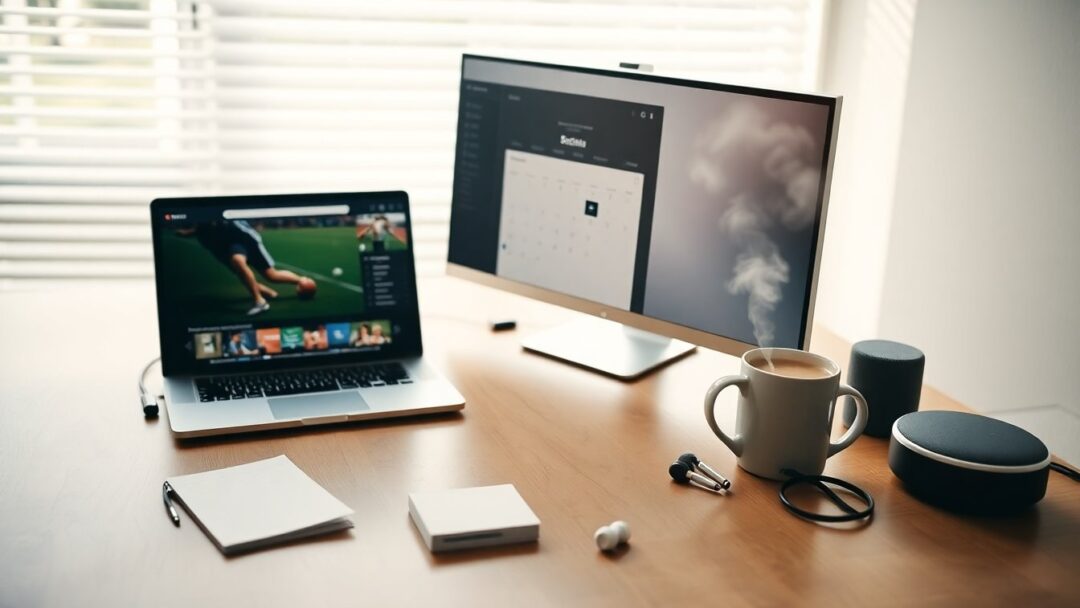 Estrategias para ver torneos deportivos sin afectar productividad