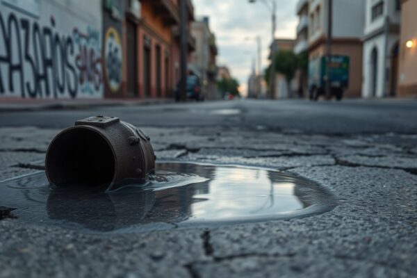 Fuga de agua en Iztapalapa: miles de litros desperdiciados y calles inundadas