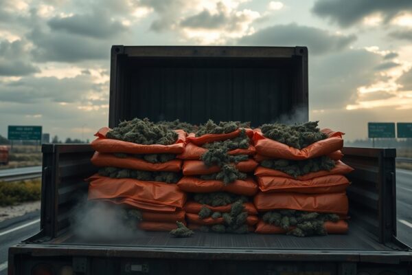 Incautación récord de marihuana en la vía Villa Rica-Palmira