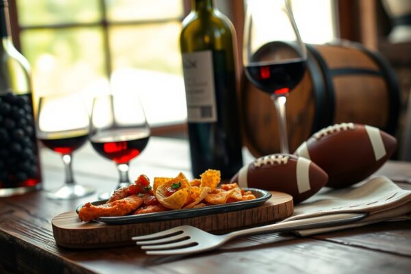 Maridajes de vino para botanas de fútbol: guía completa