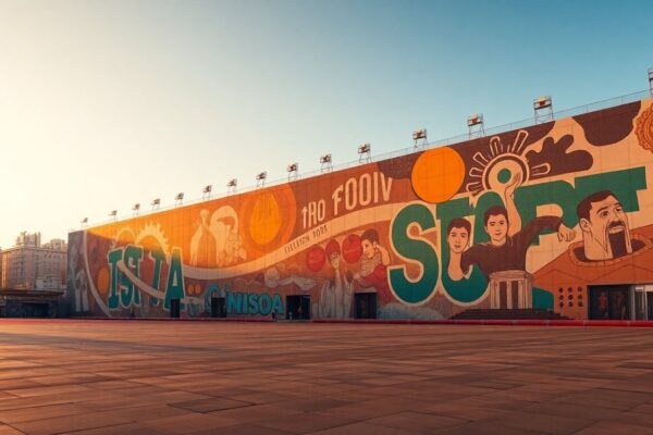 Mural interactivo en La Paz registra nuevo récord mundial de Guinness