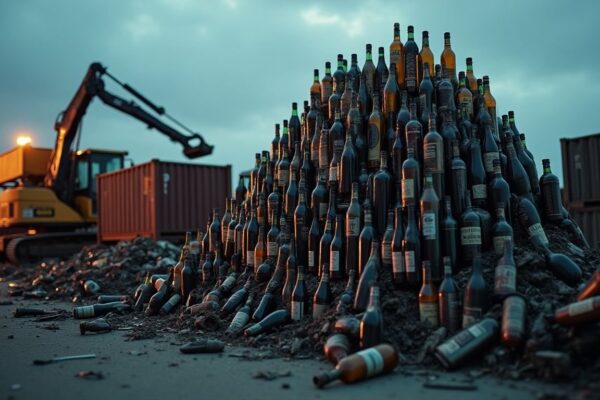 Capturan conductor con 324 botellas de licor falsificado en Valle del Cauca