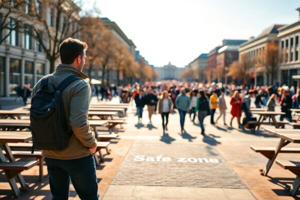 Consejos para elegir puntos de encuentro y minimizar riesgos en multitudes
