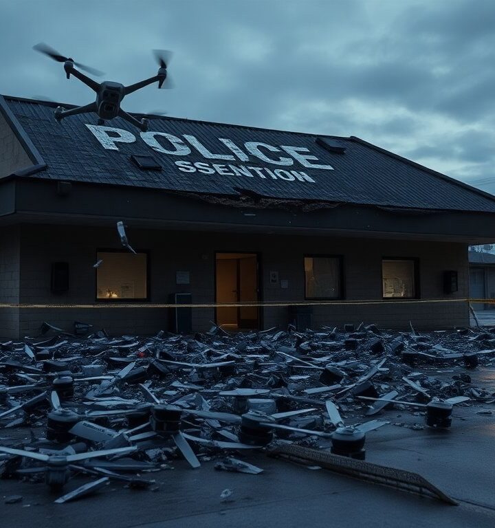ELN ataca estación de Policía en Tadó con drones cargados de explosivos