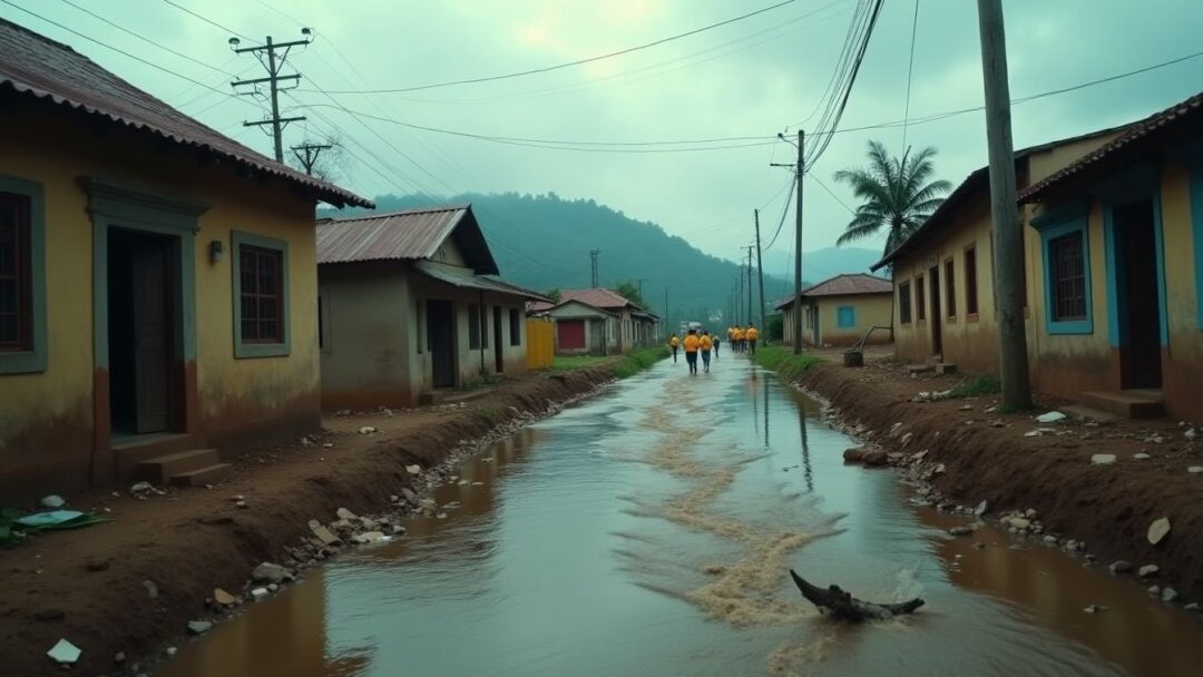 Intensas lluvias y vientos devastan más de 10 poblaciones en Sucre
