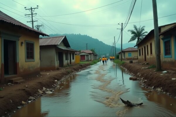 Intensas lluvias y vientos devastan más de 10 poblaciones en Sucre