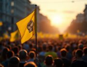Manifestaciones en Kyiv exigen la permanencia de Fedorov en el Ministerio de Defensa