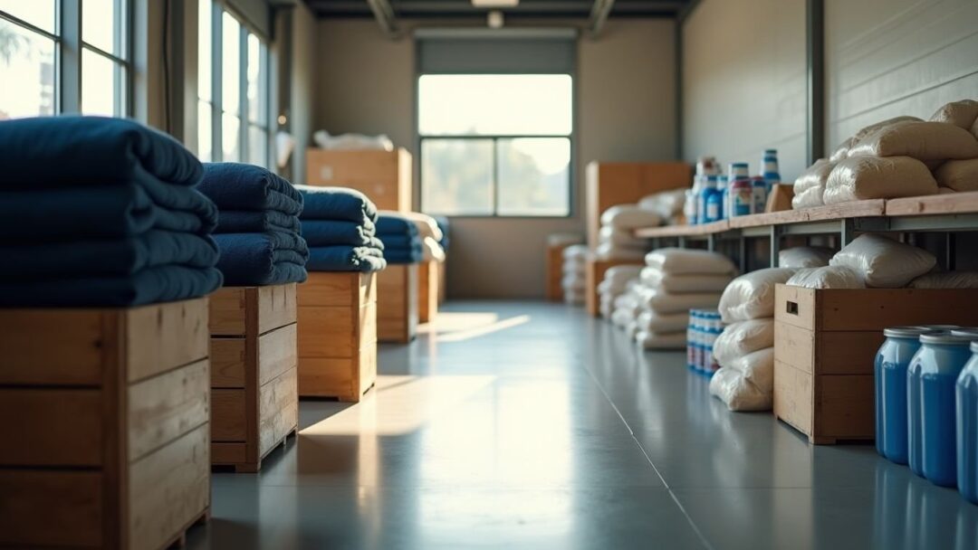 Voluntarios de la Universidad Central de Venezuela organizan centro de acopio para damnificados