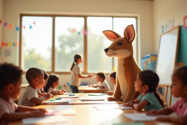 La Secretaría de Seguridad del Pueblo enseña autocuidado a niños con un sketch educativo