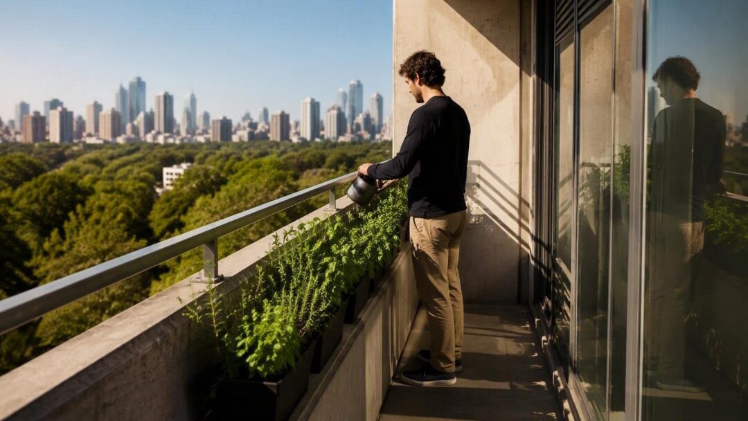 Por qué las celebridades practican horticultura en balcones ya