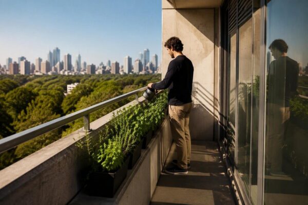 Por qué las celebridades practican horticultura en balcones ya