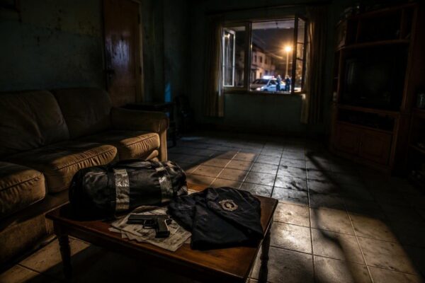 Descubren ropa policial falsa y narcóticos en vivienda de Cerro Navia