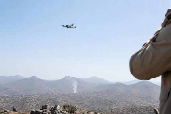 Primer dron y morteros: la guerra en la zona de Taiz