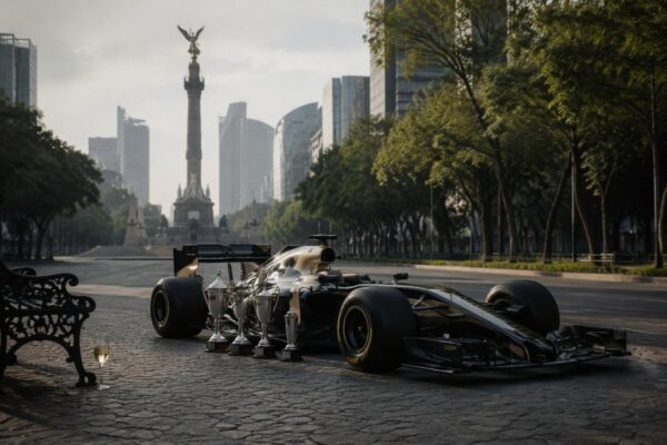 Show Run de Checo Pérez en la Reforma: 300 carreras en la F1