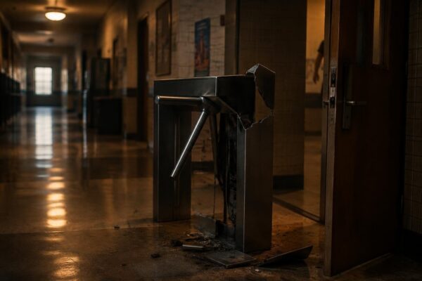 CCH Sur cierra aulas tras vandalismo a los torniquetes y protestas