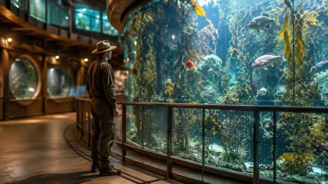 Propiedad, esculturas y acuario del Parque Tepeyac en CDMX