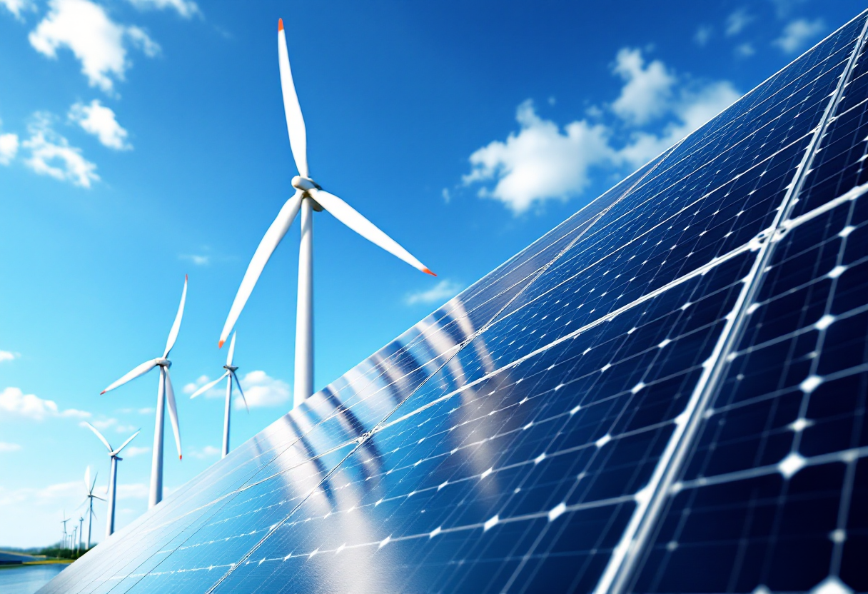 Immagine che rappresenta la sostenibilità energetica