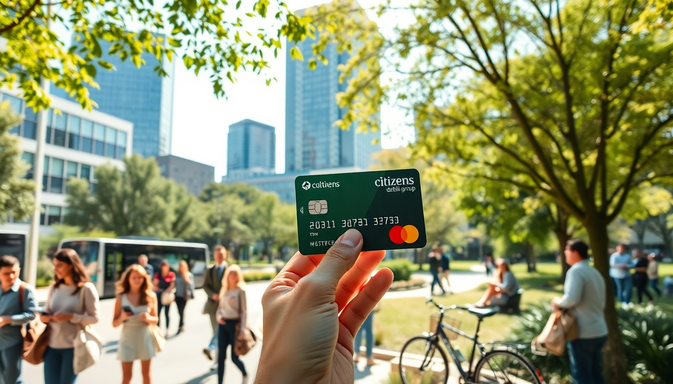 Lancio della nuova carta di debito sostenibile di Citizens e Mastercard