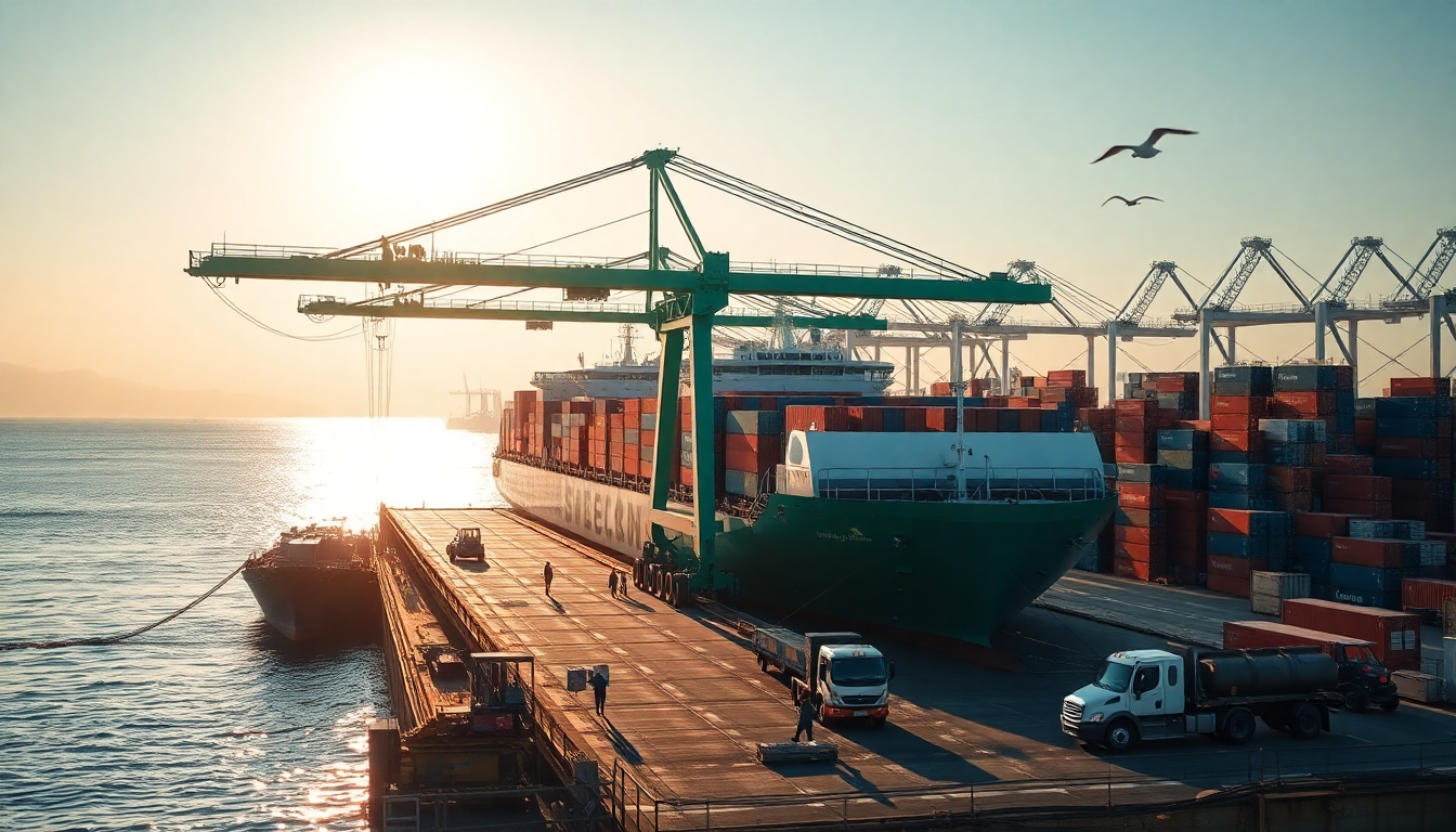 Saga Fjordbase investe in gru portuali elettriche per un futuro sostenibile nel 2025