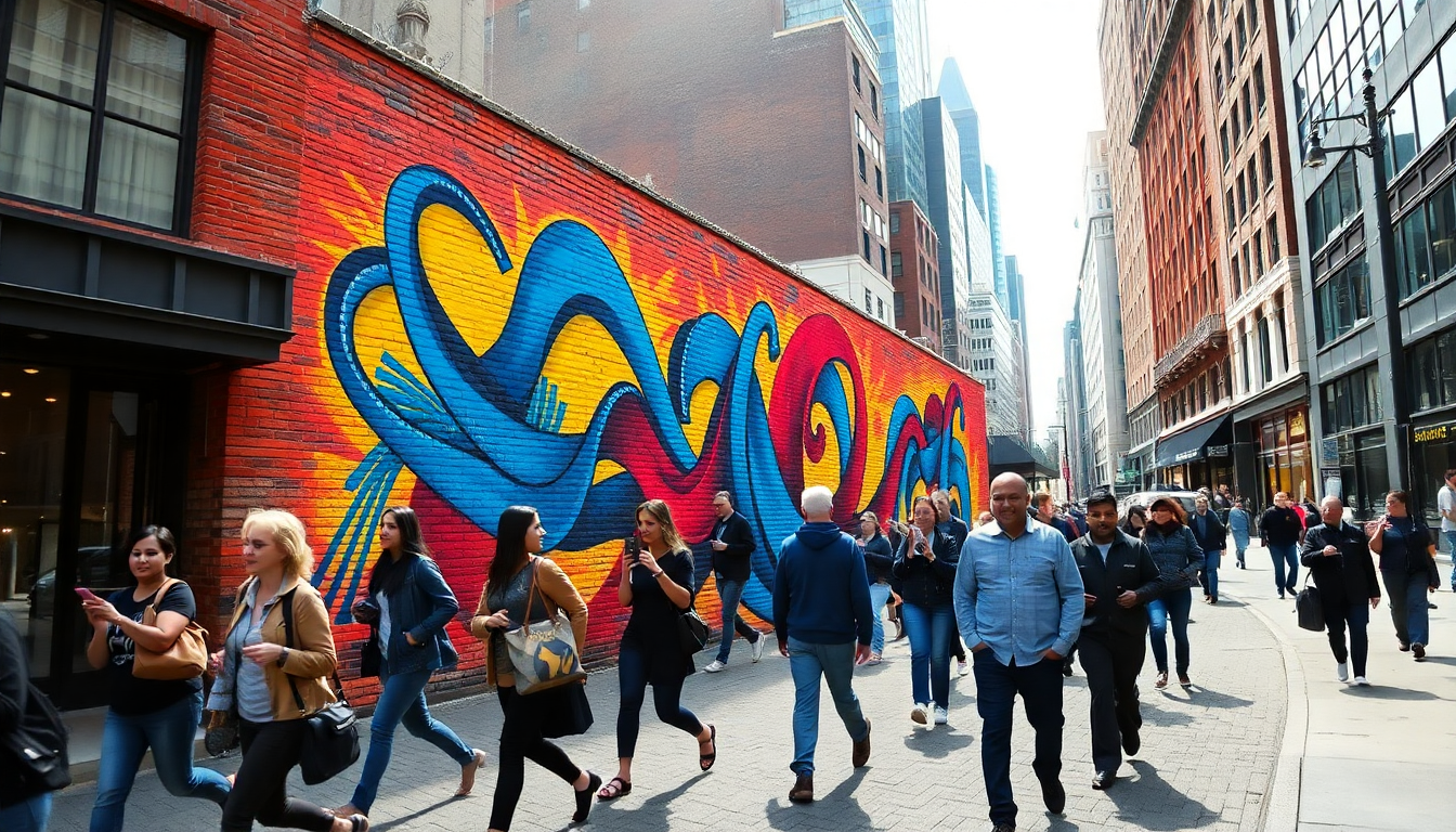 Un murale innovativo che unisce arte e attivismo sociale