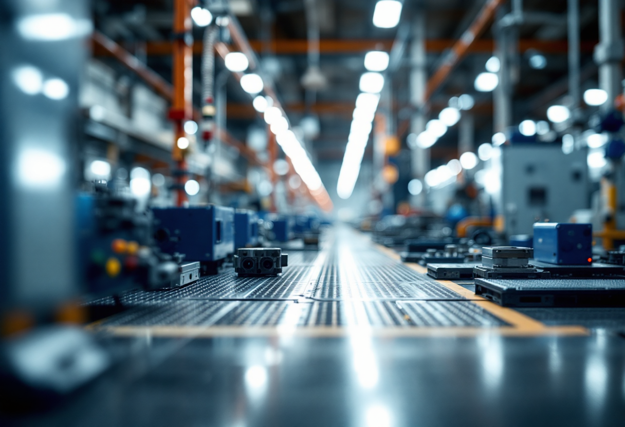 Estabilidad de la producción industrial italiana en octubre de 2023