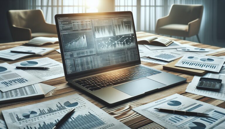 Jovenes analizando finanzas e inversiones para el futuro