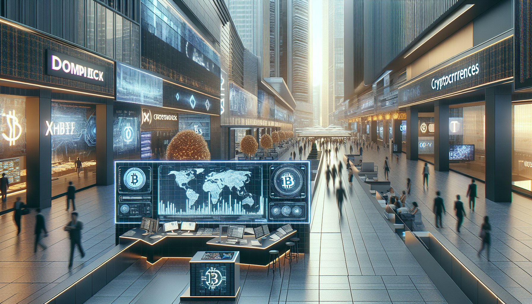 Jovenes explorando inversiones en criptomonedas