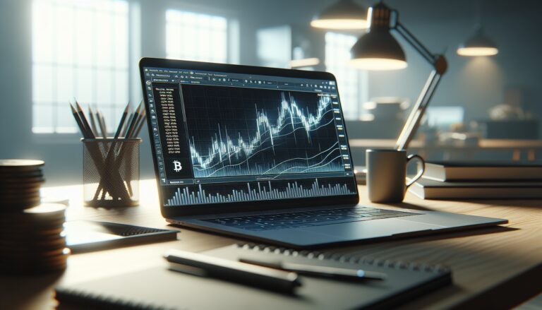 Joven analizando inversiones en criptomonedas